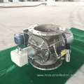 Circular rotary blanking valve for valve actuators